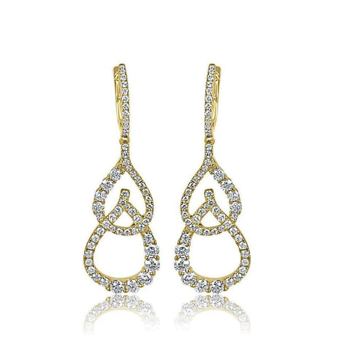 jewelry store near me, pearls, rubi, sapphire, emerald, gold necklace womens, New York, Misisipi, California, Florida, Georgia, Tijuana, San Diego, Hermosillo, Monterey, Carolina del Sur, Connecticut, Texas, Maryland, Alabama, Carolina del Norte, Adriana Fine Jewelry Online Shop, Buy Earrings, Necklaces, Bracelets, Rings, gemstones, permanent jewelry in San Diego. 14K Yellow Gold Diamond Double Drop Earrings.