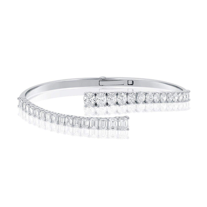 Bangle Open Diamond Cuff Bracelets