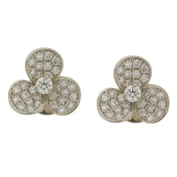 Set Three Clover Diamond Necklace & Earrings
