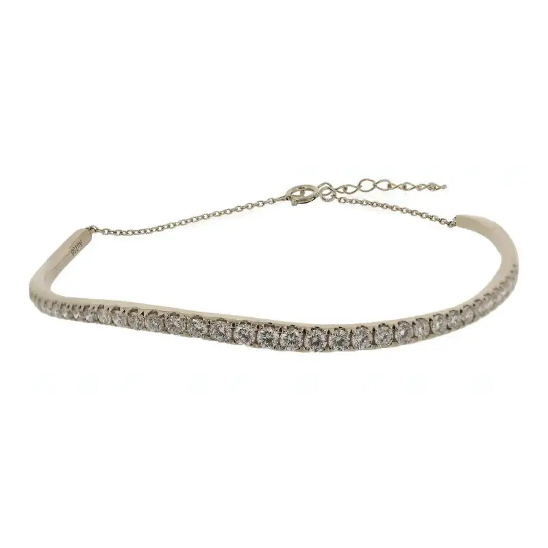 18K White Gold & Diamond Bracelets