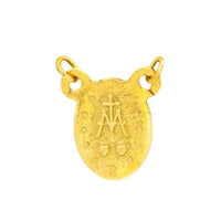Miraculous Small Pendant on 14K Yellow Gold Necklaces