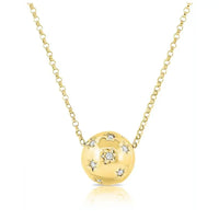 Stars Ball on 14K Yellow Gold Necklaces