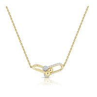 Hardware on 14K Yellow Gold & Diamond Necklaces