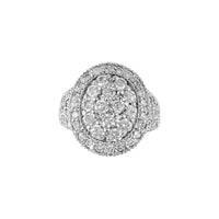 Diamonds are a reminder that we can always shine under pressure in an elegant and sophisticated way.  14K White Gold Diamond total weight: 2.04 ct