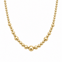 14K Yellow Gold Ball Chain Necklaces
