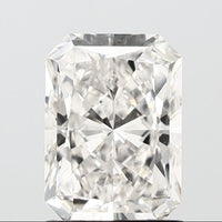 A radiant-cut diamond 
