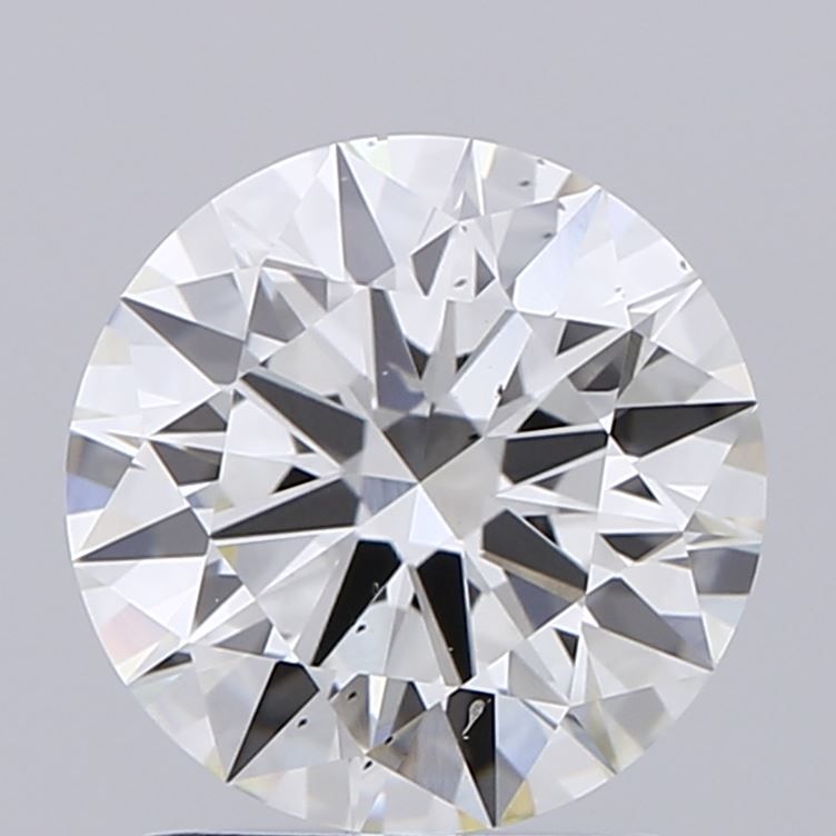 Anillo de compromiso con diamante de laboratorio redondo de 1.53ct