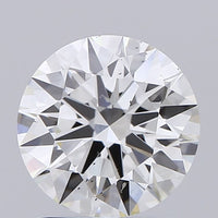 Anillo de compromiso con diamante de laboratorio redondo de 1.53ct