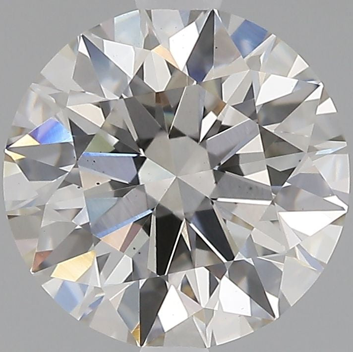 A round brilliant-cut diamond 