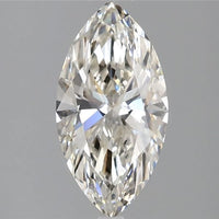 A single marquise-cut diamond 