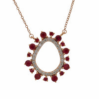 Conjunto collar y aretes con esmeralda