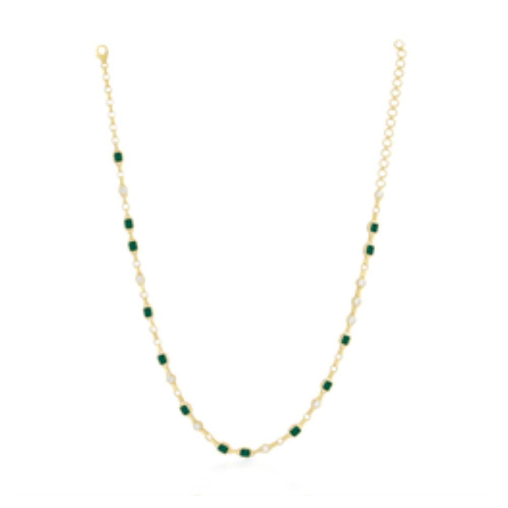 Emerald & Diamond Special Necklace
