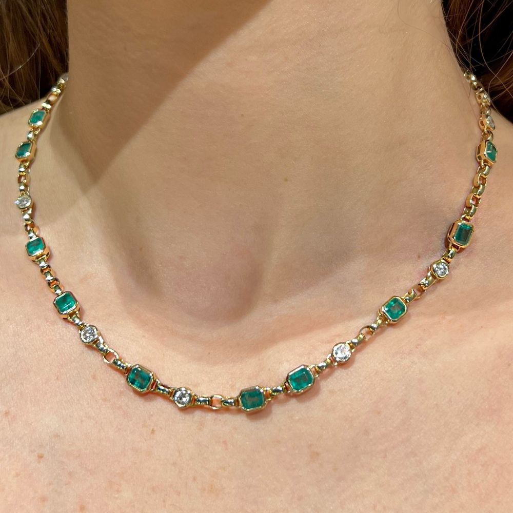 Emerald & Diamond Special Necklace