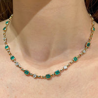 Emerald & Diamond Special Necklace