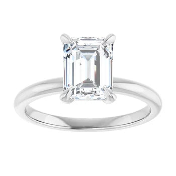 Emerald 1.5ct LG Diamond Engagement Ring