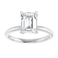 Emerald 1.5ct LG Diamond Engagement Ring