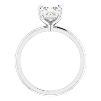Anillo de compromiso con diamante de laboratorio princesa de 1.22ct