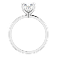 Anillo de compromiso con diamante de laboratorio princesa de 1.22ct