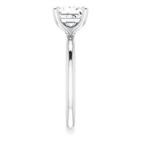 Anillo de compromiso con diamante de laboratorio princesa de 1.22ct