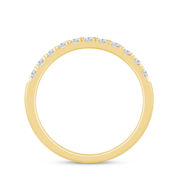 Band in 14K Yellow Gold with Diamonds