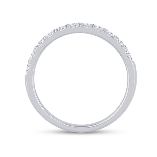 Band in 14K White Gold with Diamonds