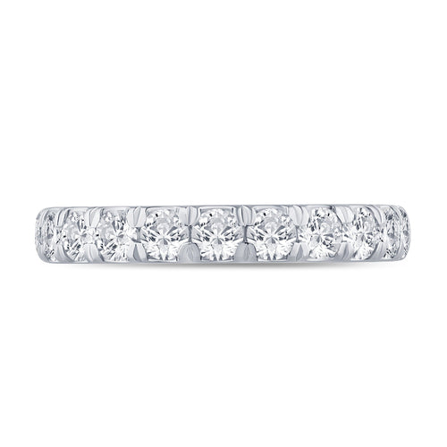 Band in 14K White Gold with Diamonds