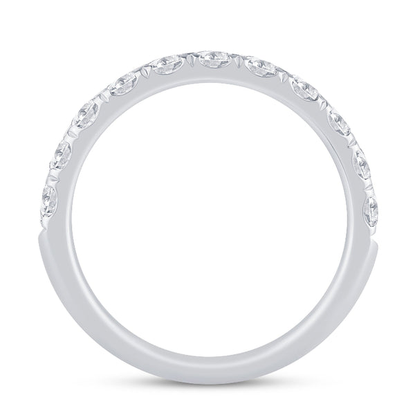 Band in 14K White Gold with Diamonds