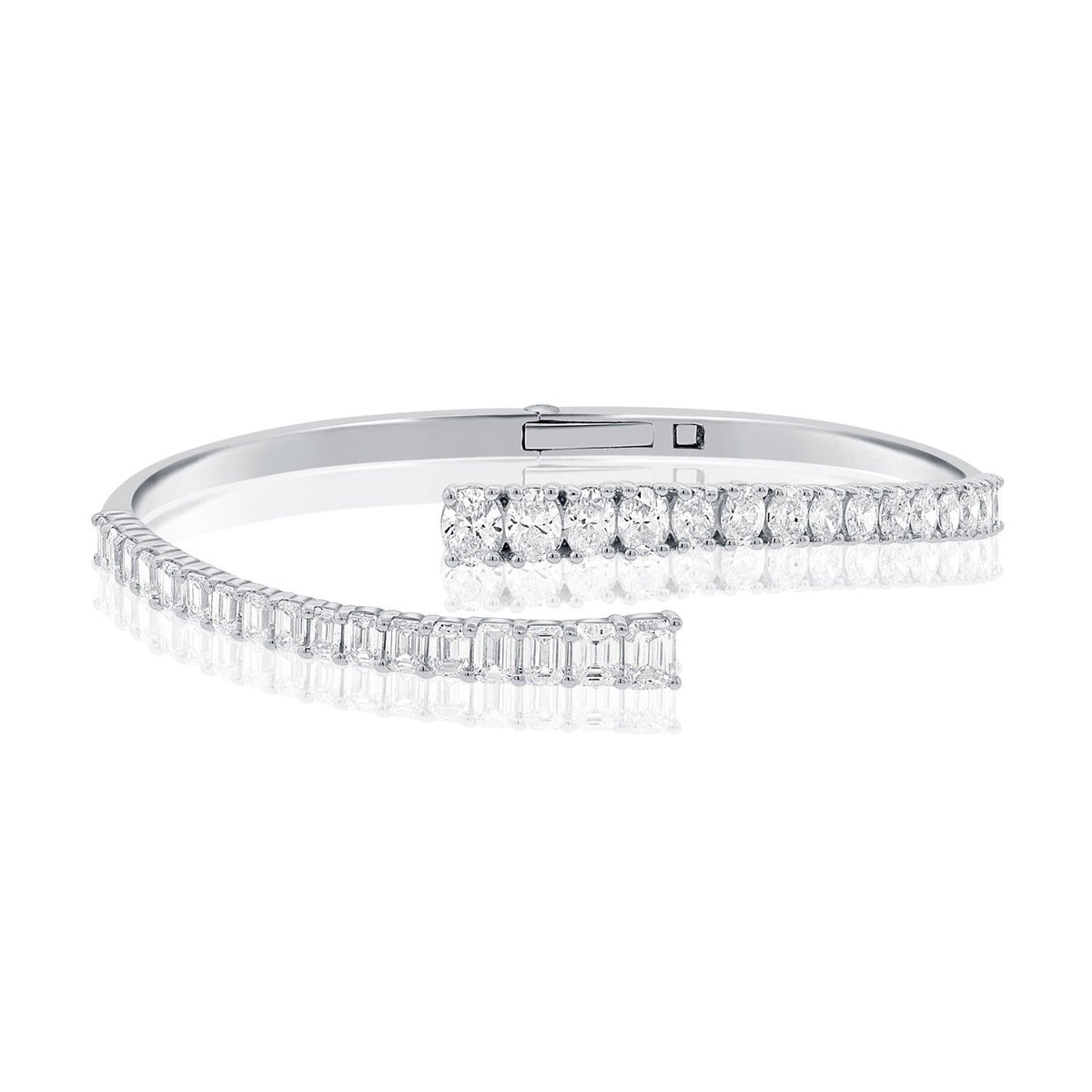 Bangle Open Diamond Cuff Bracelets