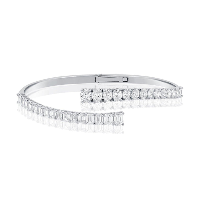 Bangle Open Diamond Cuff Bracelets