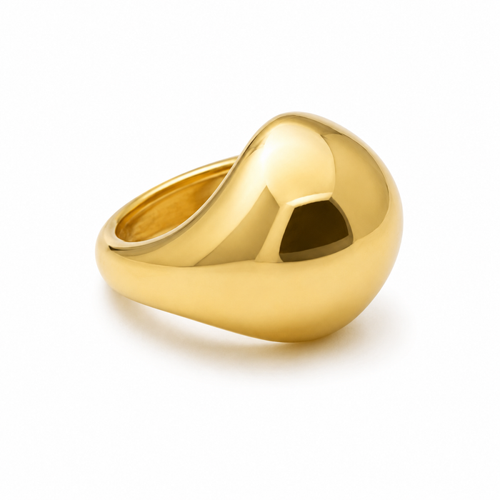 14K Yellow Gold Grand Dome Rings