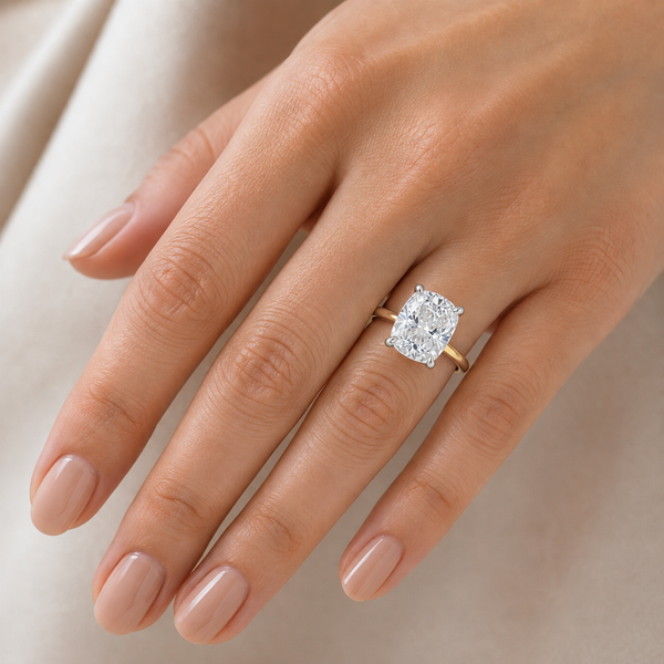 Cushion Brilliant 1.55ct LG Diamond Engagement Ring