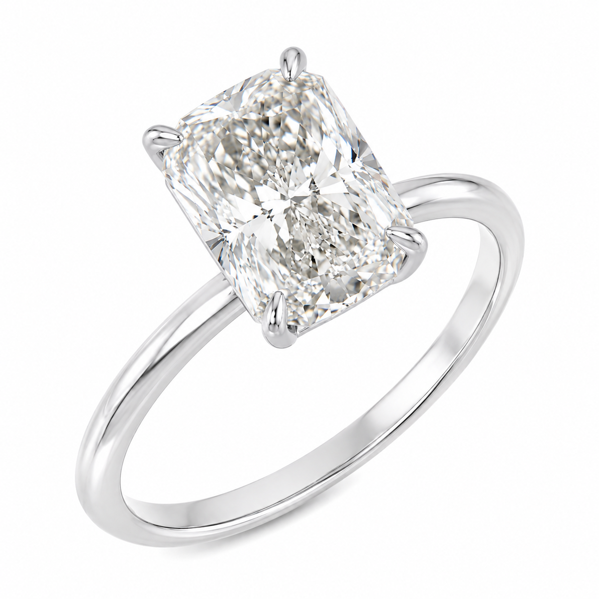 Cushion Brilliant 1.74ct LG Diamond Engagement Ring