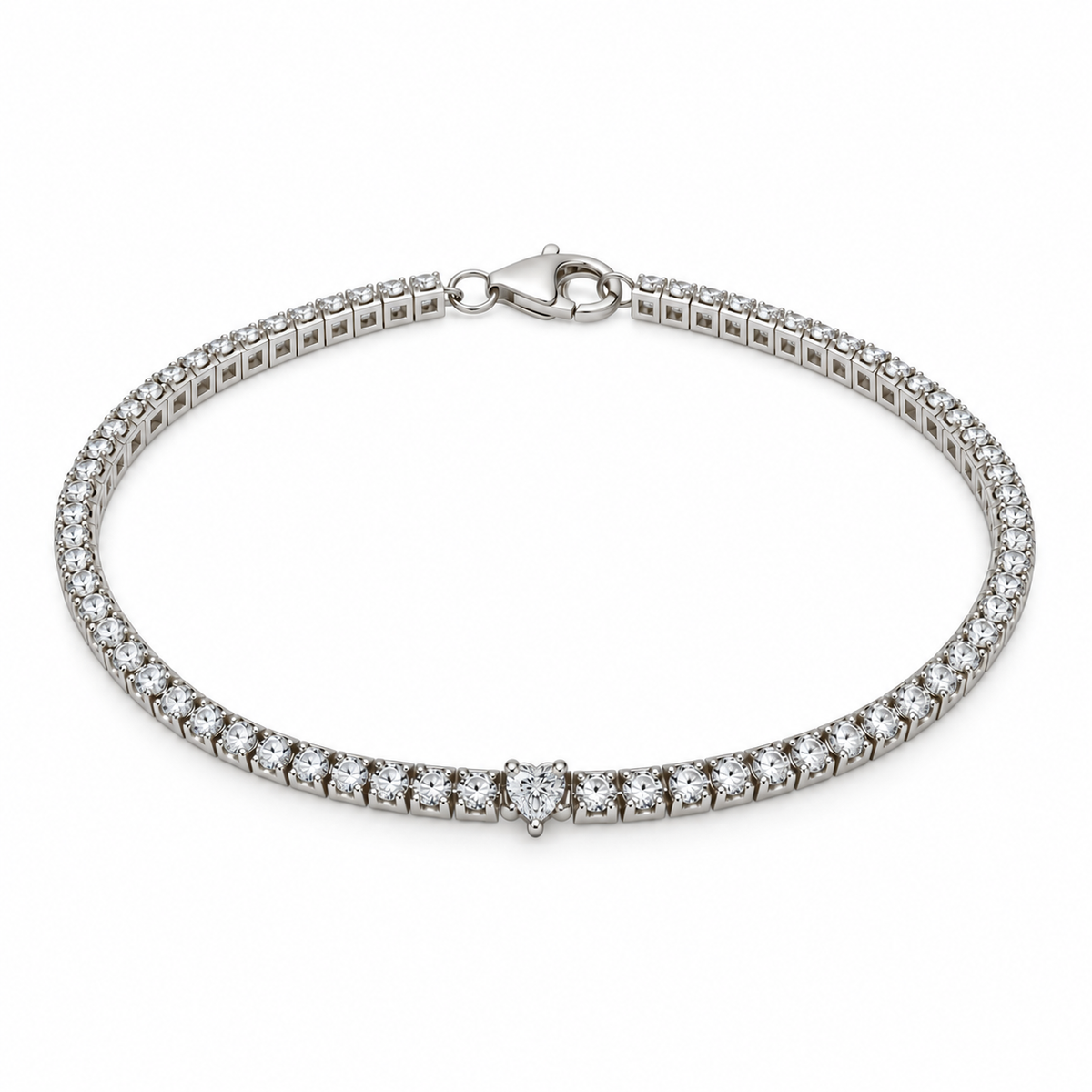 Brazalete abiertas con diamantes