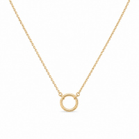 14K Yellow Gold on Chain with Openable Clasp Necklaces