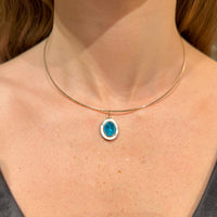 Mother Pearl Charm with 14K Yellow Gold