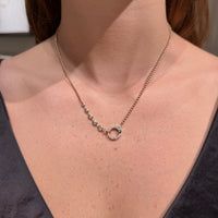 14K Yellow Gold & Diamond Charm Holder Necklaces