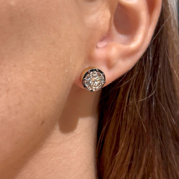 Georgian Style Stud Earrings