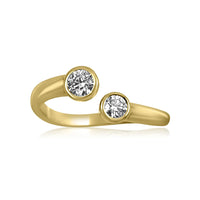 Open Double Diamond Ring