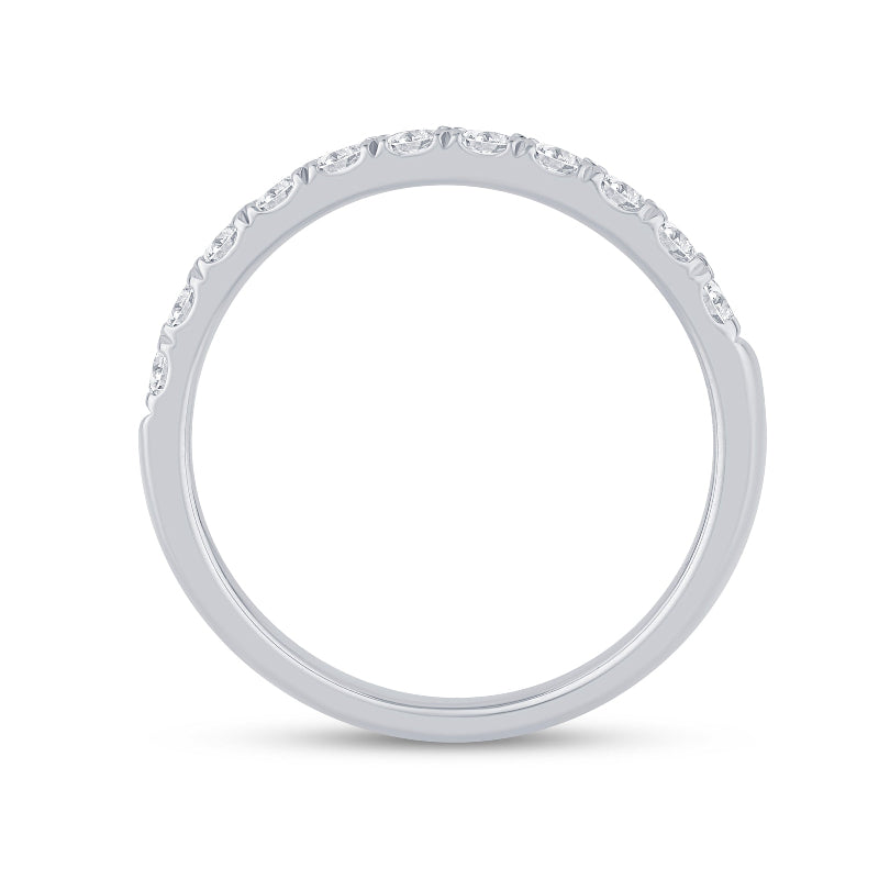 Band in 14K White Gold with Diamonds