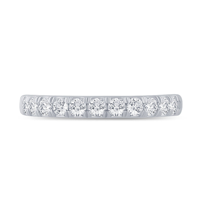 Band in 14K White Gold with Diamonds