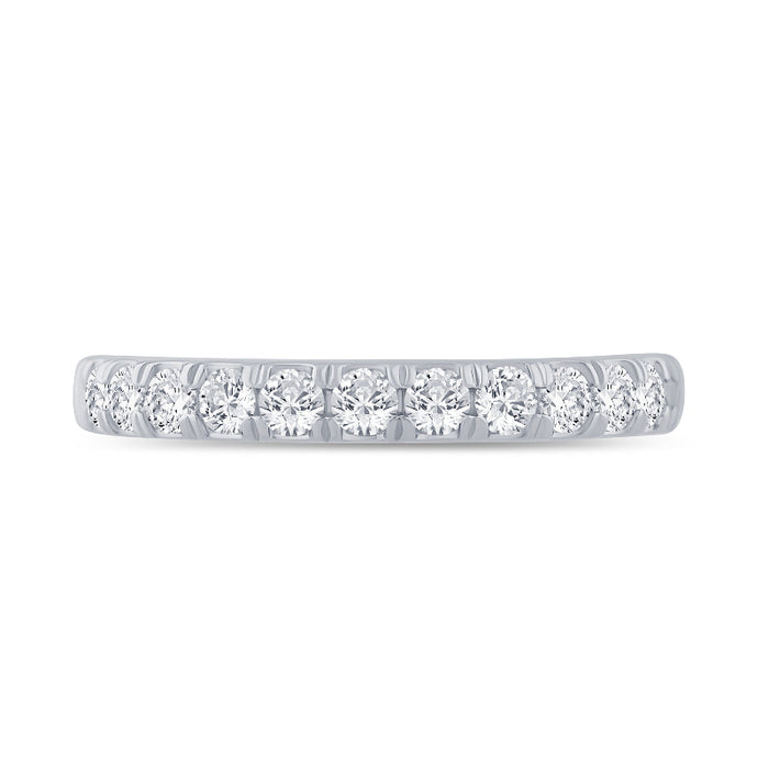 Band in 14K White Gold with Diamonds