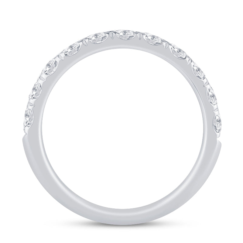 Band in 14K White Gold with Diamonds