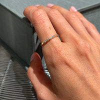 Lumiere Diamond Band 14K Yellow Gold 1/10cttw