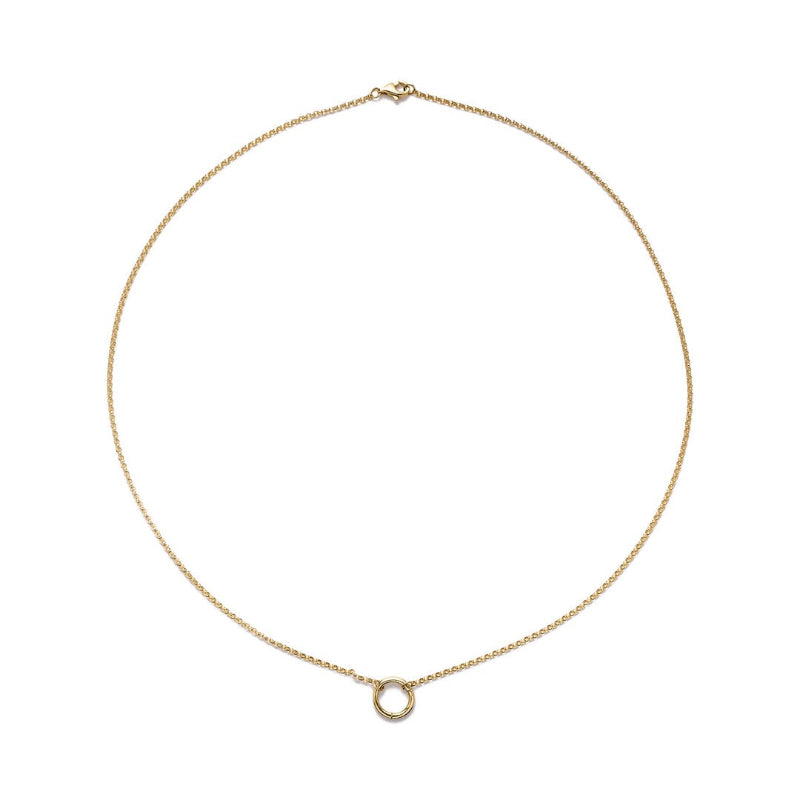 14K Yellow Gold on Chain with Openable Clasp Necklaces