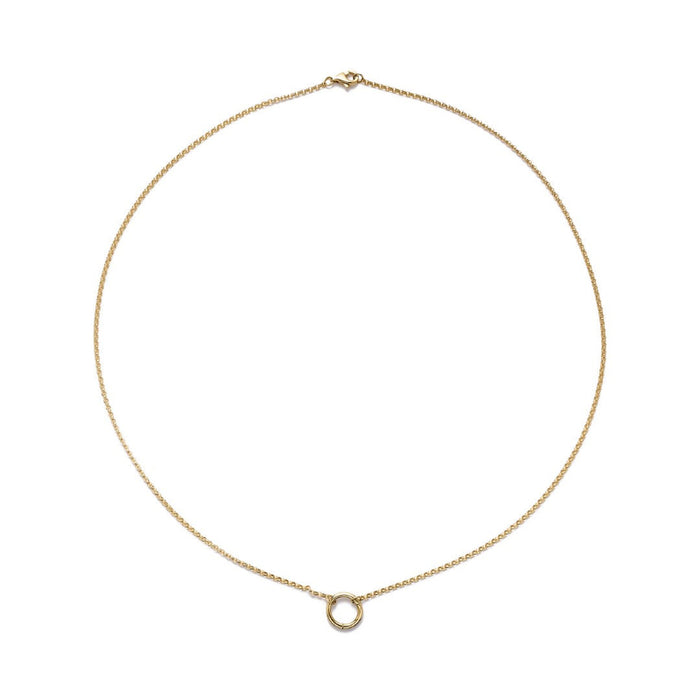 14K Yellow Gold on Chain with Openable Clasp Necklaces