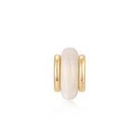 Mother of Pearl with Yellow Gold Circled Charm