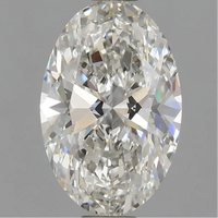 An oval-cut diamond 