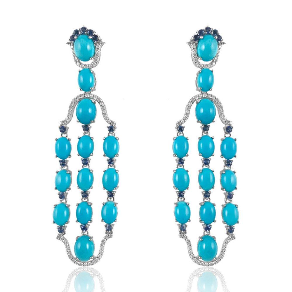 Sleeping Beauty Turquoise, Fine jewelry, near me in San Diego, Earrings 14K Yellow Gold, 18k Gold, custom-made jewelry, jewelry store near me in San Diego, pearls, rubi, sapphire, emerald, gold earrings for women, New York, Misisipi, California, Florida, Georgia, Hermosillo, Monterrey, Carolina del Sur, Connecticut, Texas, Maryland, Alabama, Carolina del Norte, Adriana Fine Jewelry Online Shop, Buy Earrings, Necklaces, Bracelets, Rings, gemstones, permanent jewelry in San Diego