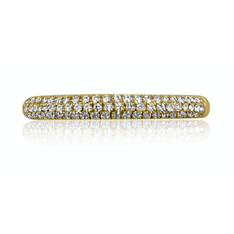 14K Yellow Gold & Diamond Eternity Ring