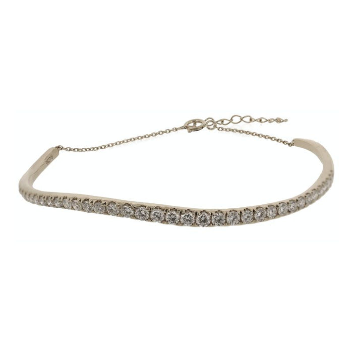 18K White Gold & Diamond Bracelets